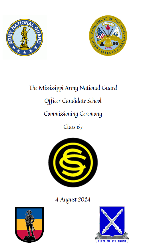 MSANG Officer Candidate School Commissioning Ceremony Class 67