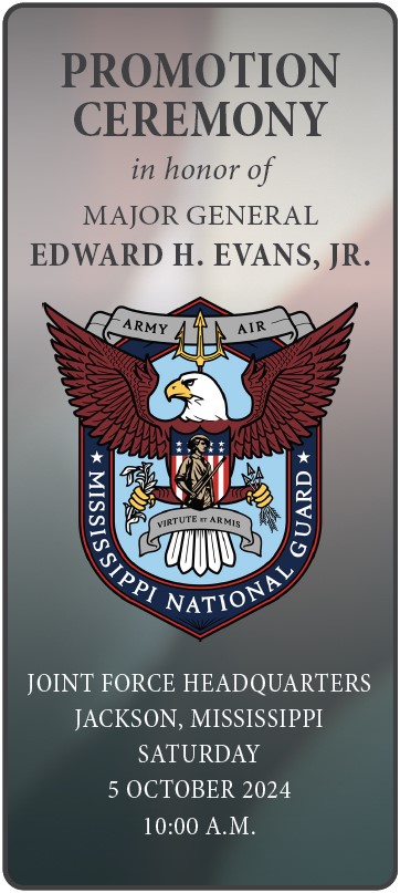 Promotion Ceremony in Honor of Maj. Gen. Edward H. Evans, Jr. Program